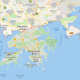 Map showing Hong Kong in relation to Shenzhen, where Chinese military forces are preparing “drills” according to state media